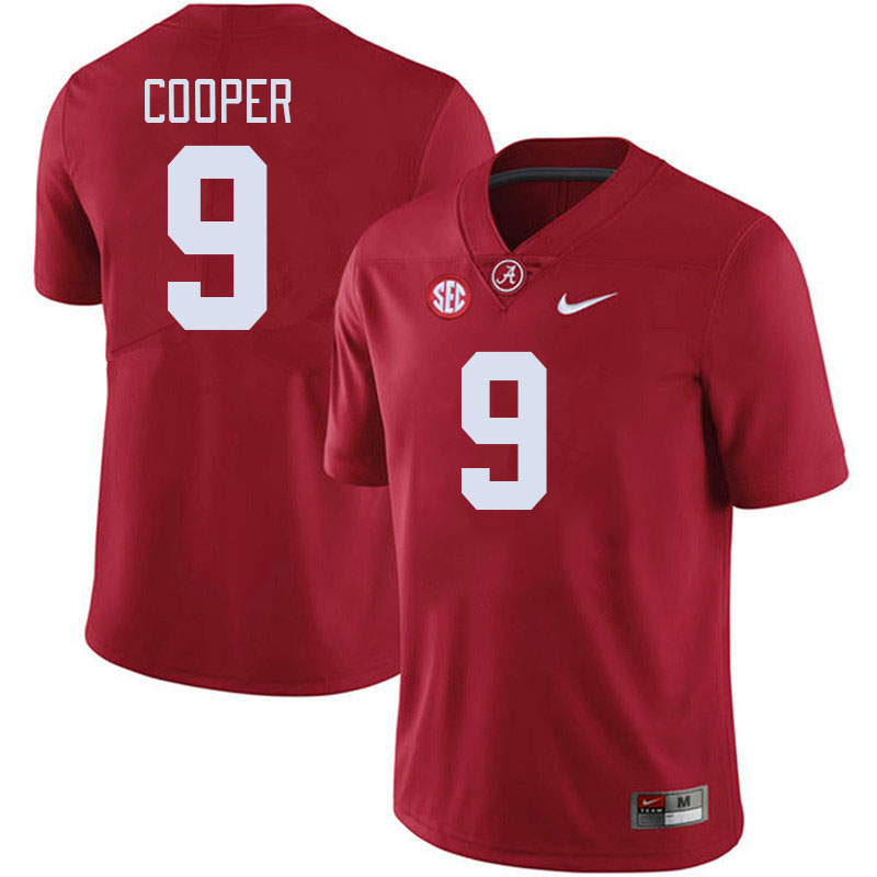 #9 Amari Cooper Alabama Crimson Tide Jerseys Football Stitched-Crimson